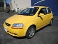 2008 Summer Yellow Chevrolet Aveo Aveo5 LS  photo #2