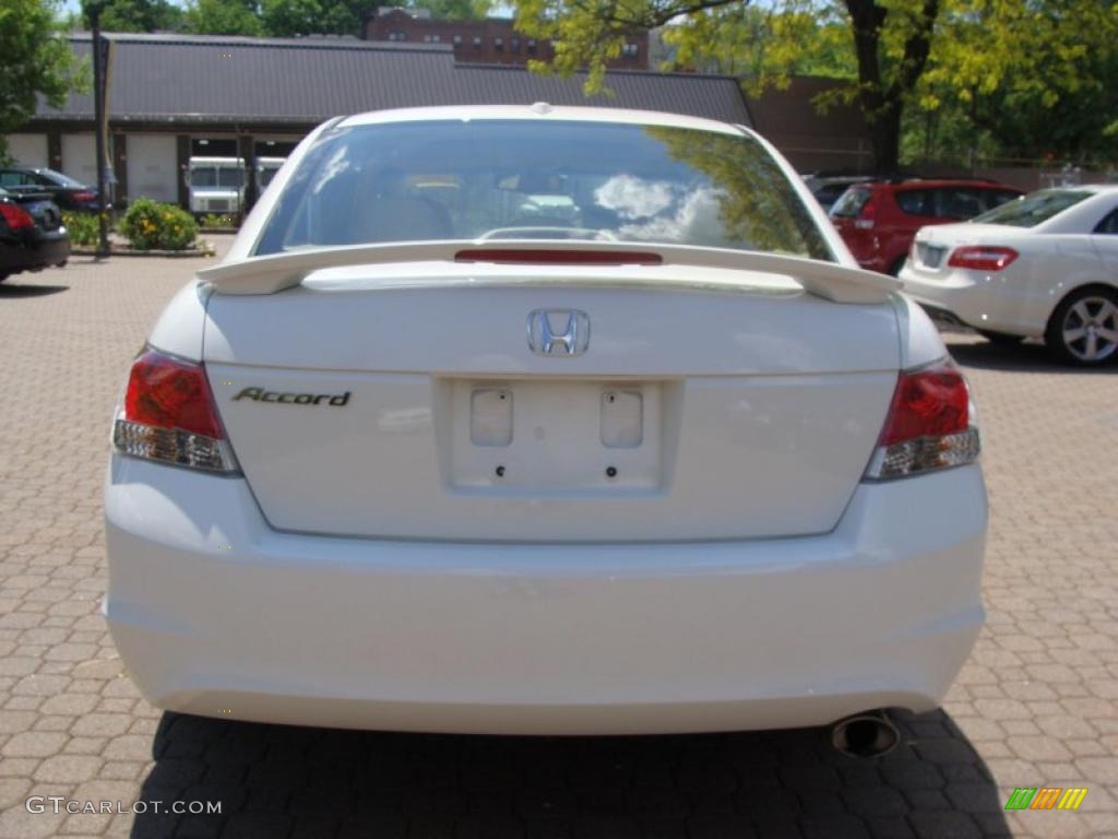 2008 Accord EX-L Sedan - Taffeta White / Ivory photo #5