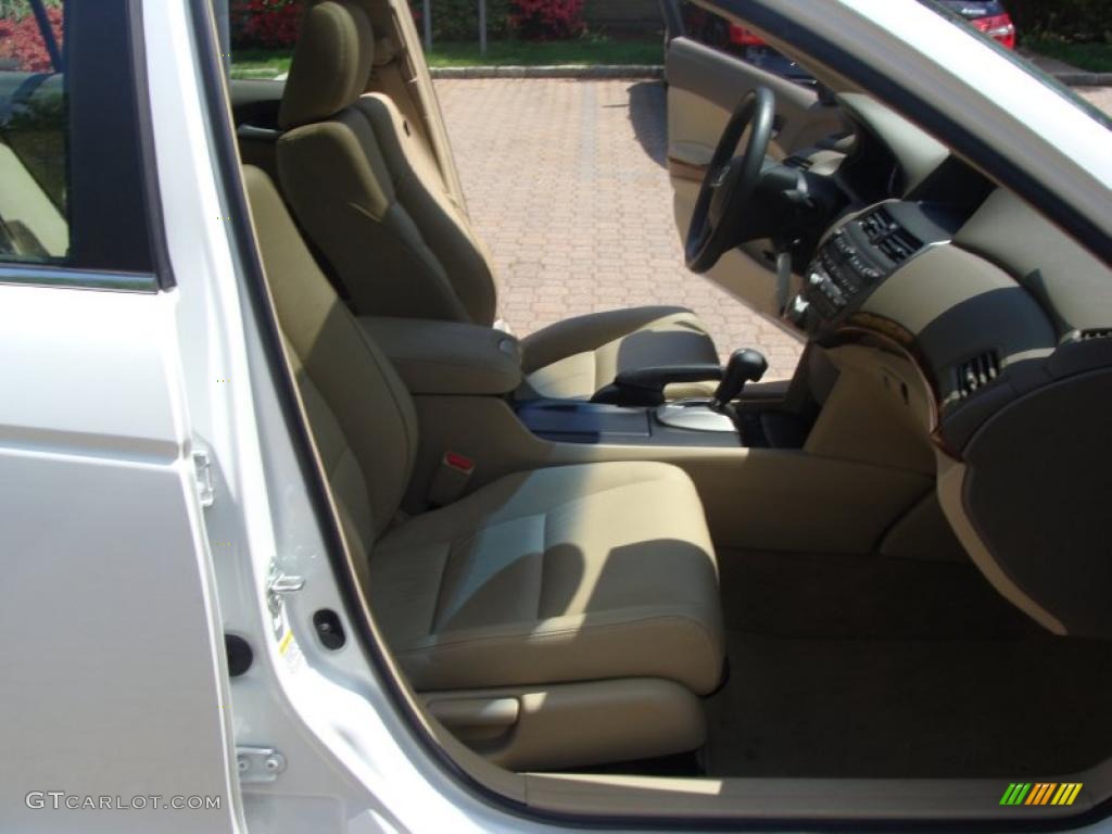2008 Accord EX-L Sedan - Taffeta White / Ivory photo #14
