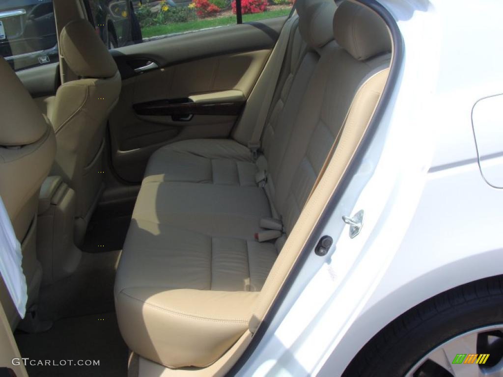2008 Accord EX-L Sedan - Taffeta White / Ivory photo #16