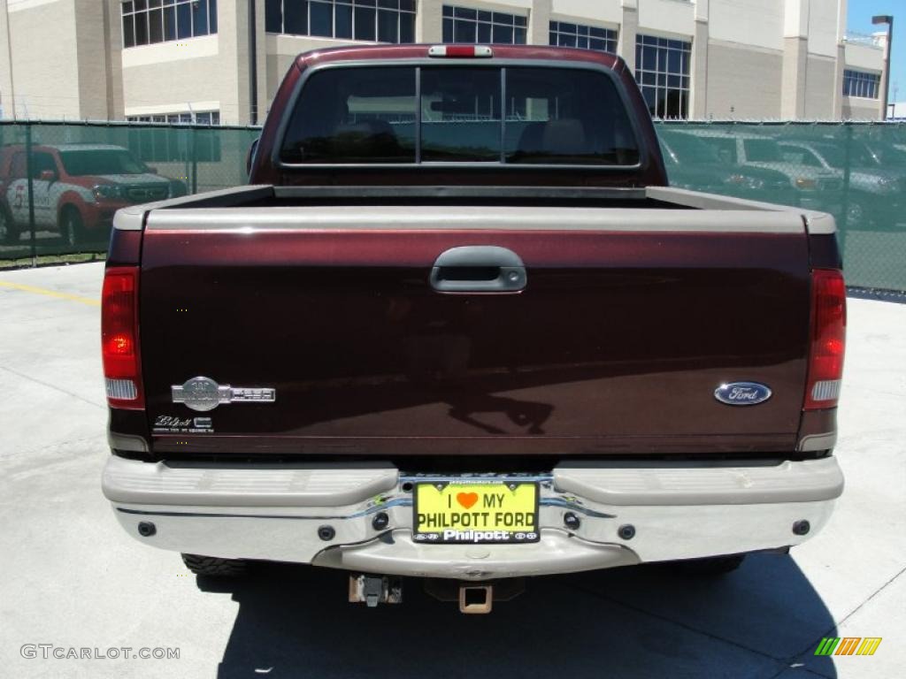 2004 F250 Super Duty King Ranch Crew Cab 4x4 - Chestnut Brown Metallic / Castano Leather photo #4