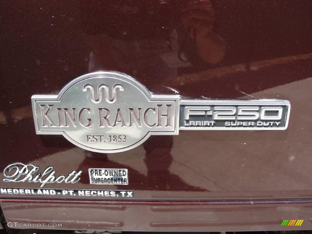 2004 F250 Super Duty King Ranch Crew Cab 4x4 - Chestnut Brown Metallic / Castano Leather photo #24