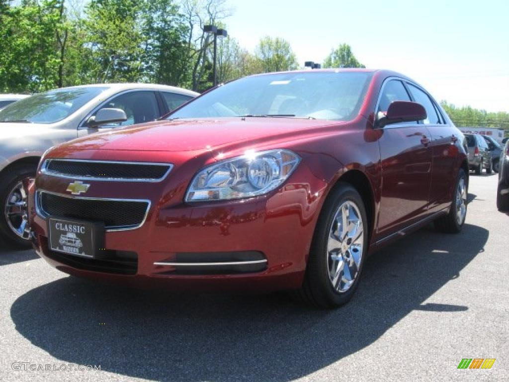 2010 Malibu LT Sedan - Red Jewel Tintcoat / Ebony photo #1