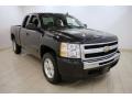 2009 Black Granite Metallic Chevrolet Silverado 1500 LT Extended Cab 4x4  photo #1