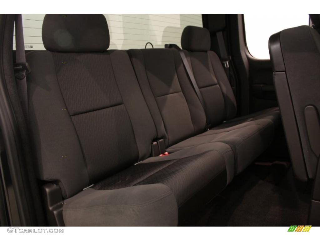 2009 Silverado 1500 LT Extended Cab 4x4 - Black Granite Metallic / Ebony photo #16