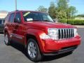 2008 Red Rock Crystal Pearl Jeep Liberty Limited 4x4  photo #7
