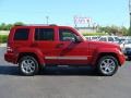 2008 Red Rock Crystal Pearl Jeep Liberty Limited 4x4  photo #8