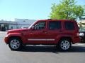 2008 Red Rock Crystal Pearl Jeep Liberty Limited 4x4  photo #11