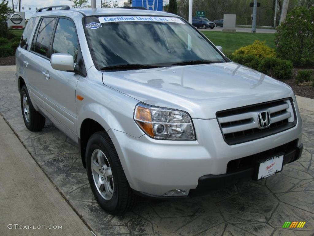 2007 Pilot EX 4WD - Billet Silver Metallic / Gray photo #1