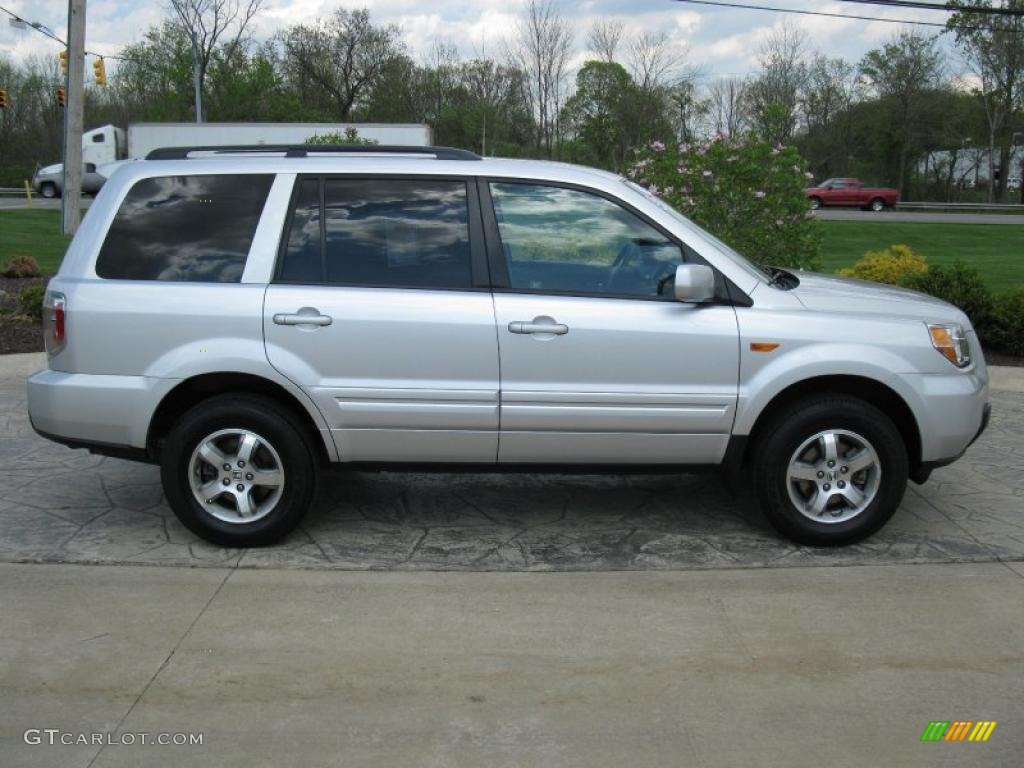 2007 Pilot EX 4WD - Billet Silver Metallic / Gray photo #3