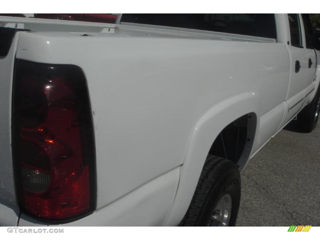 2007 Silverado 2500HD Classic LT Crew Cab - Summit White / Dark Charcoal photo #7