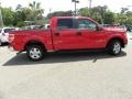 2010 Vermillion Red Ford F150 XLT SuperCrew  photo #12