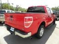 2010 Vermillion Red Ford F150 XLT SuperCrew  photo #13