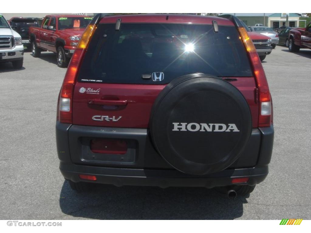 2002 CR-V EX 4WD - Chianti Red Pearl / Saddle photo #4