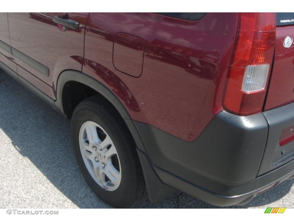 2002 CR-V EX 4WD - Chianti Red Pearl / Saddle photo #14