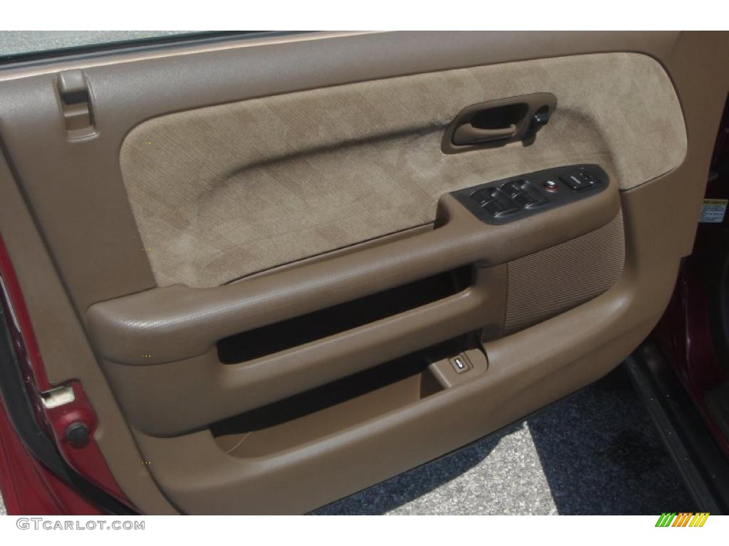 2002 CR-V EX 4WD - Chianti Red Pearl / Saddle photo #19