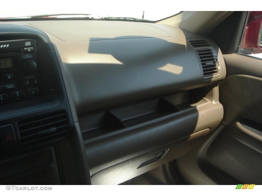 2002 CR-V EX 4WD - Chianti Red Pearl / Saddle photo #33