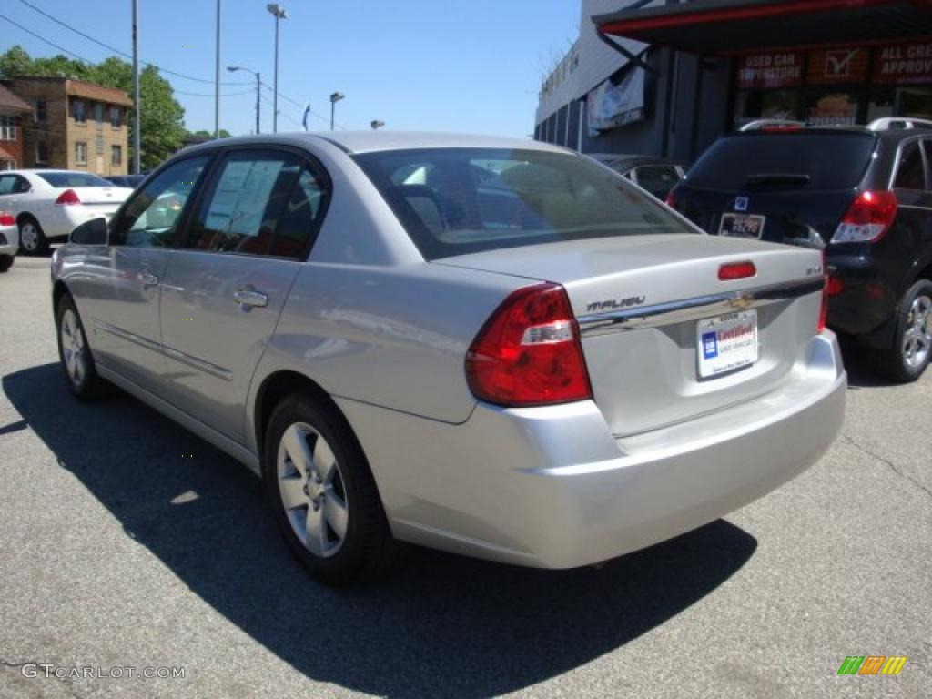 2006 Malibu LT V6 Sedan - Silverstone Metallic / Titanium Gray photo #2