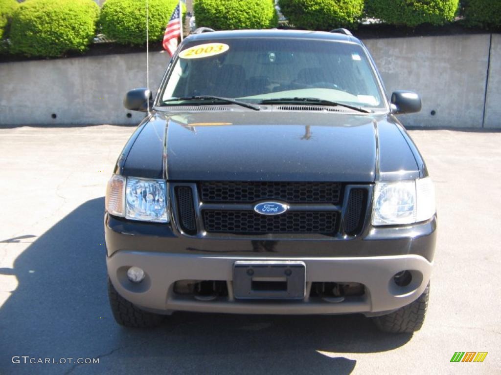2003 Explorer Sport XLT 4x4 - Black / Midnight Gray photo #1