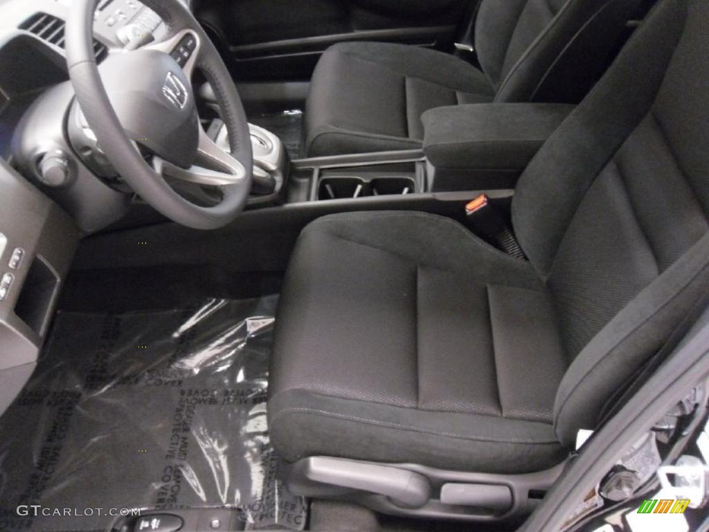 2010 Civic LX-S Sedan - Crystal Black Pearl / Black photo #9