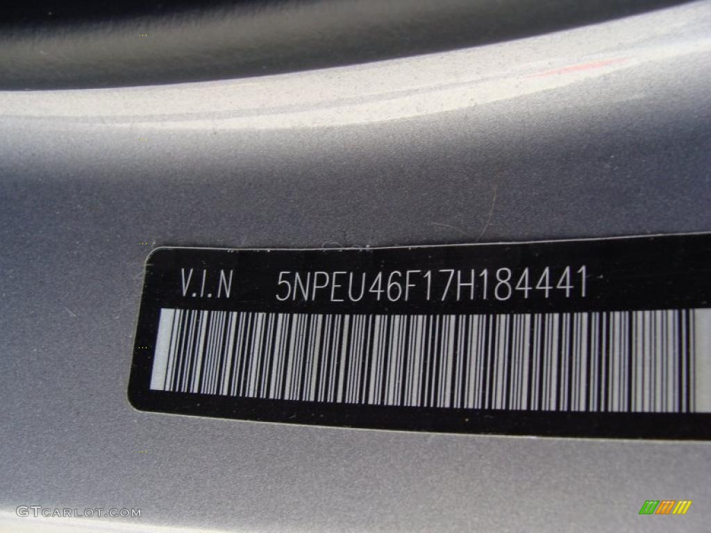 2007 Sonata SE V6 - Steel Gray / Beige photo #17