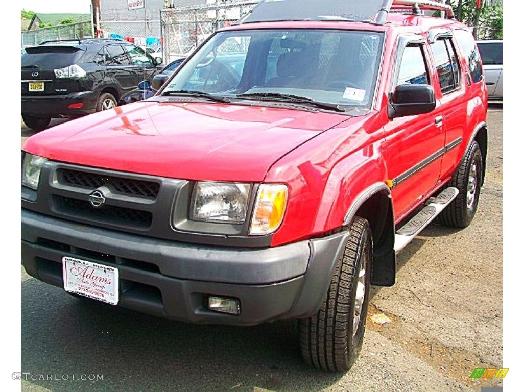 2000 Xterra SE V6 4x4 - Aztec Red / Dusk photo #1