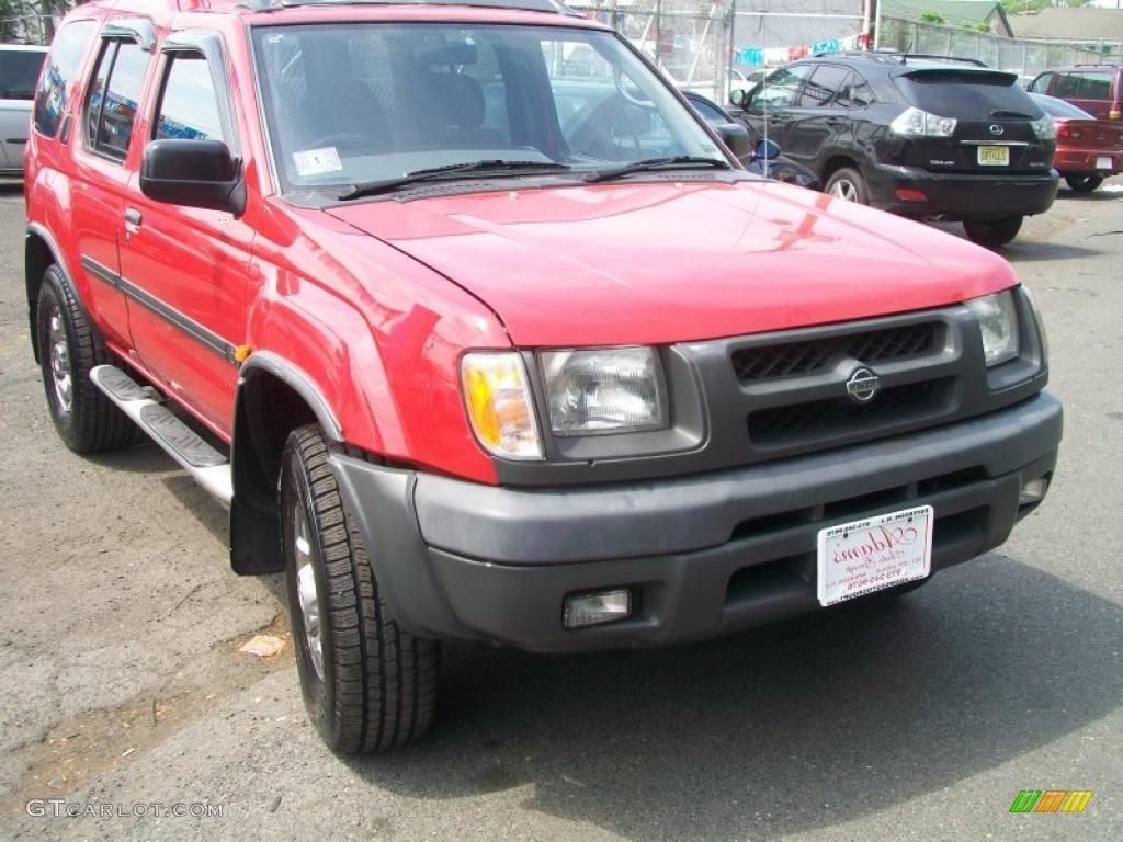2000 Xterra SE V6 4x4 - Aztec Red / Dusk photo #2