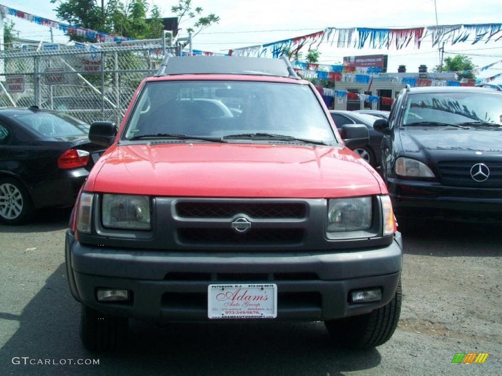 2000 Xterra SE V6 4x4 - Aztec Red / Dusk photo #3