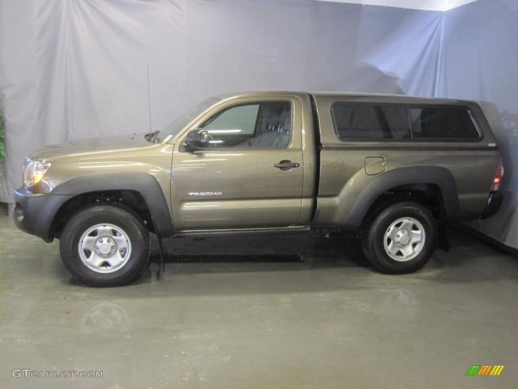 2010 Tacoma Regular Cab 4x4 - Pyrite Mica / Graphite photo #2