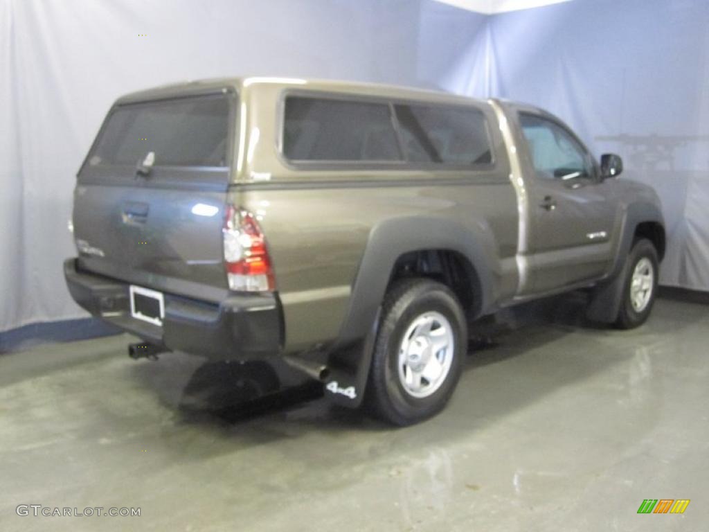 2010 Tacoma Regular Cab 4x4 - Pyrite Mica / Graphite photo #3