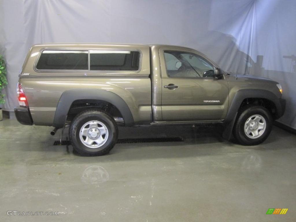 2010 Tacoma Regular Cab 4x4 - Pyrite Mica / Graphite photo #4