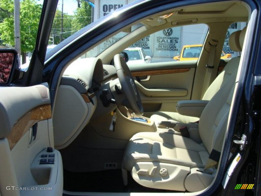 2008 A4 2.0T Special Edition quattro Sedan - Brilliant Black / Beige photo #7