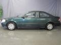 Clover Green Pearl - Civic DX Coupe Photo No. 2