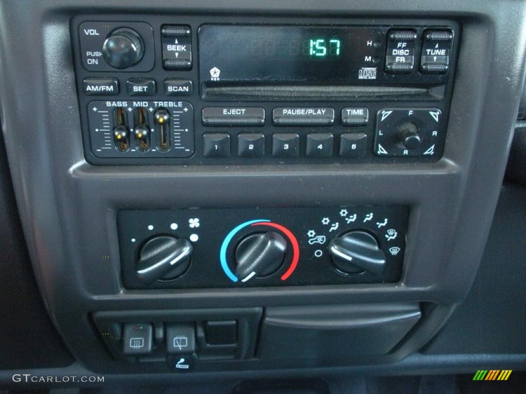 2000 Wrangler Sport 4x4 - Silverstone Metallic / Agate photo #20