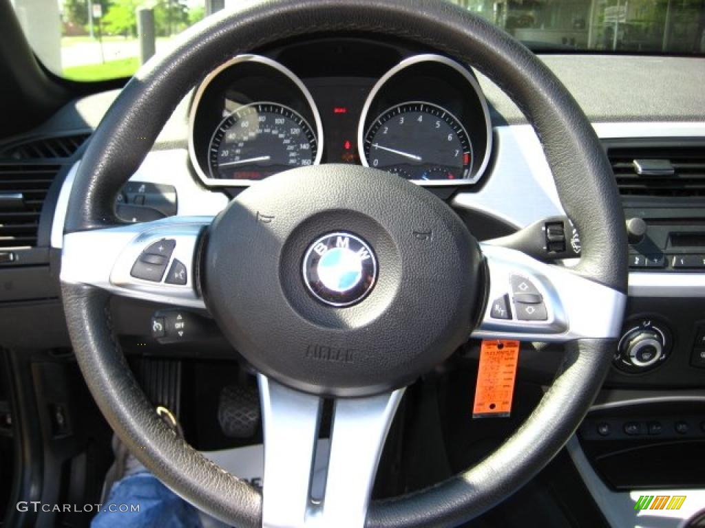 2008 Z4 3.0si Roadster - Jet Black / Black photo #19