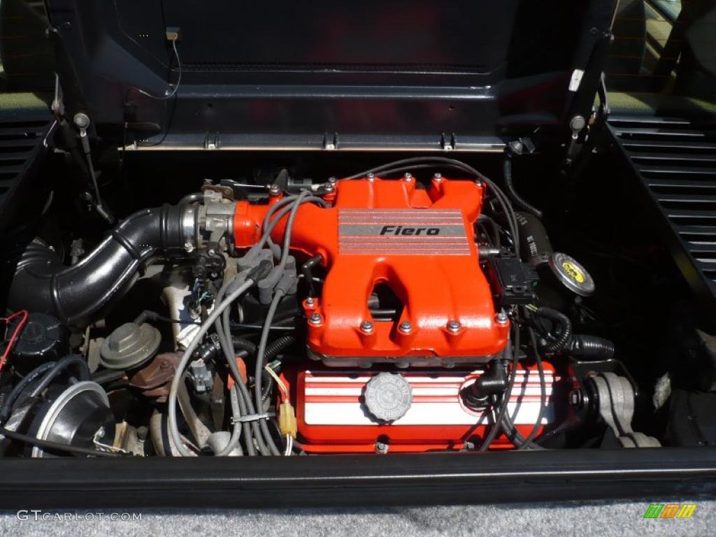 1986 Pontiac Fiero GT 2.8 Liter OHV 12-Valve L44 V6 Engine Photo #29600834