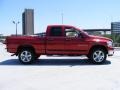 2007 Inferno Red Crystal Pearl Dodge Ram 1500 SLT Quad Cab 4x4  photo #4