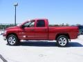 2007 Inferno Red Crystal Pearl Dodge Ram 1500 SLT Quad Cab 4x4  photo #8