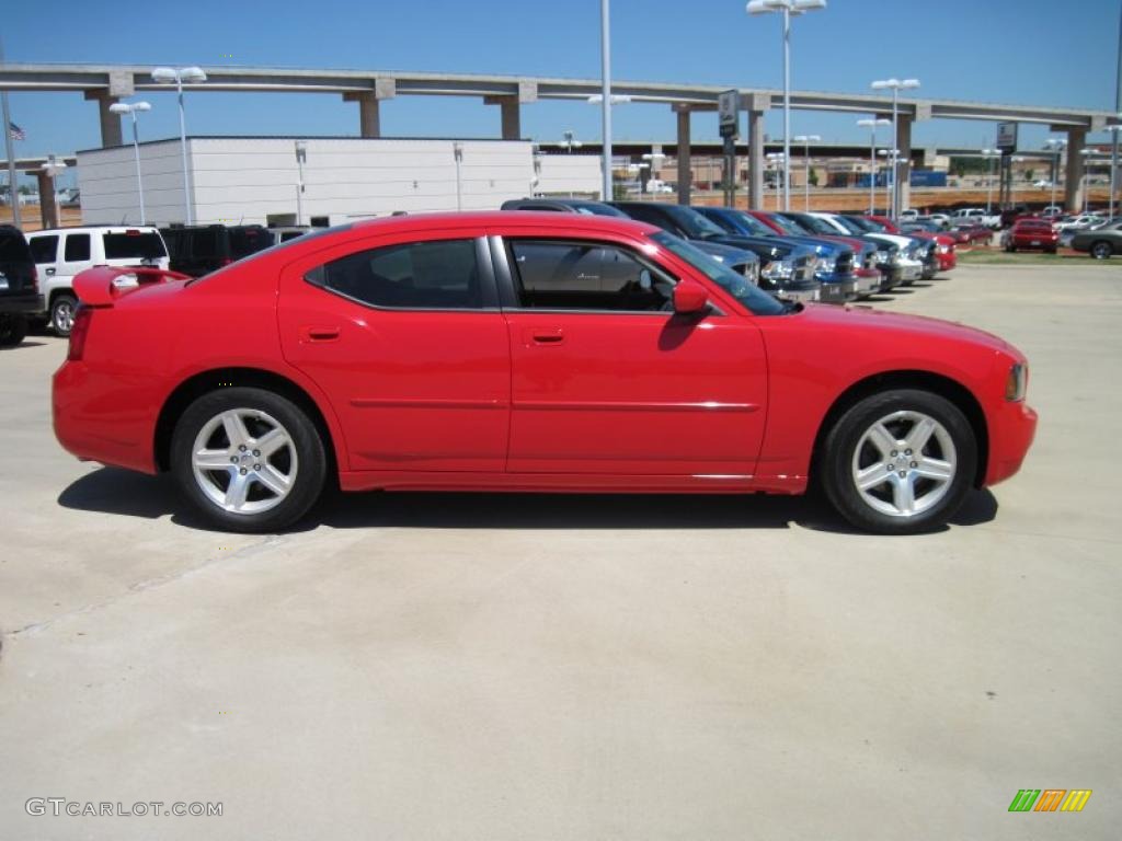 2010 Charger SXT - TorRed / Dark Slate Gray photo #4