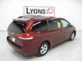 2011 Salsa Red Pearl Toyota Sienna LE  photo #19