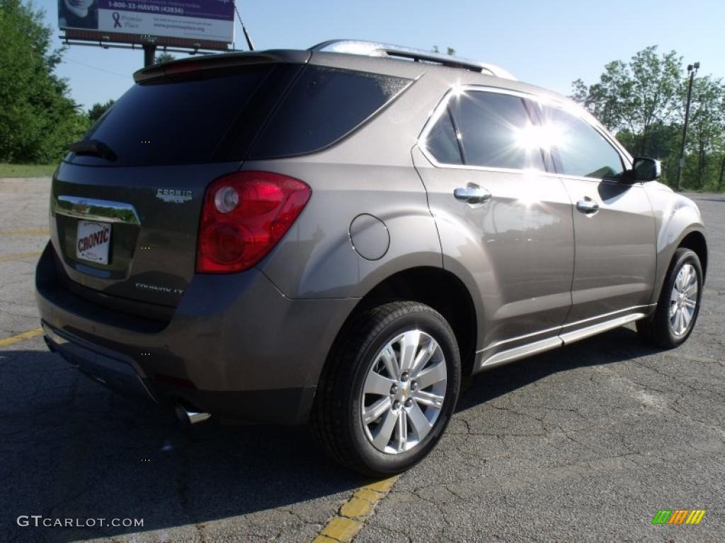 2010 Equinox LT - Mocha Steel Metallic / Jet Black photo #5