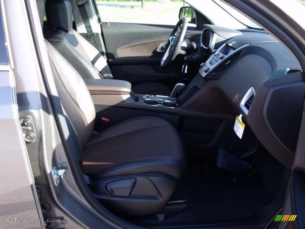 2010 Equinox LT - Mocha Steel Metallic / Jet Black photo #14