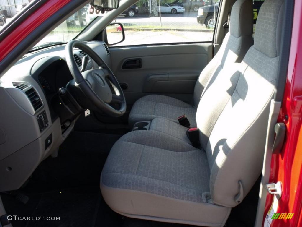 2008 Colorado LS Extended Cab - Victory Red / Medium Pewter photo #10