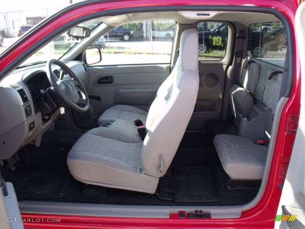 2008 Colorado LS Extended Cab - Victory Red / Medium Pewter photo #11
