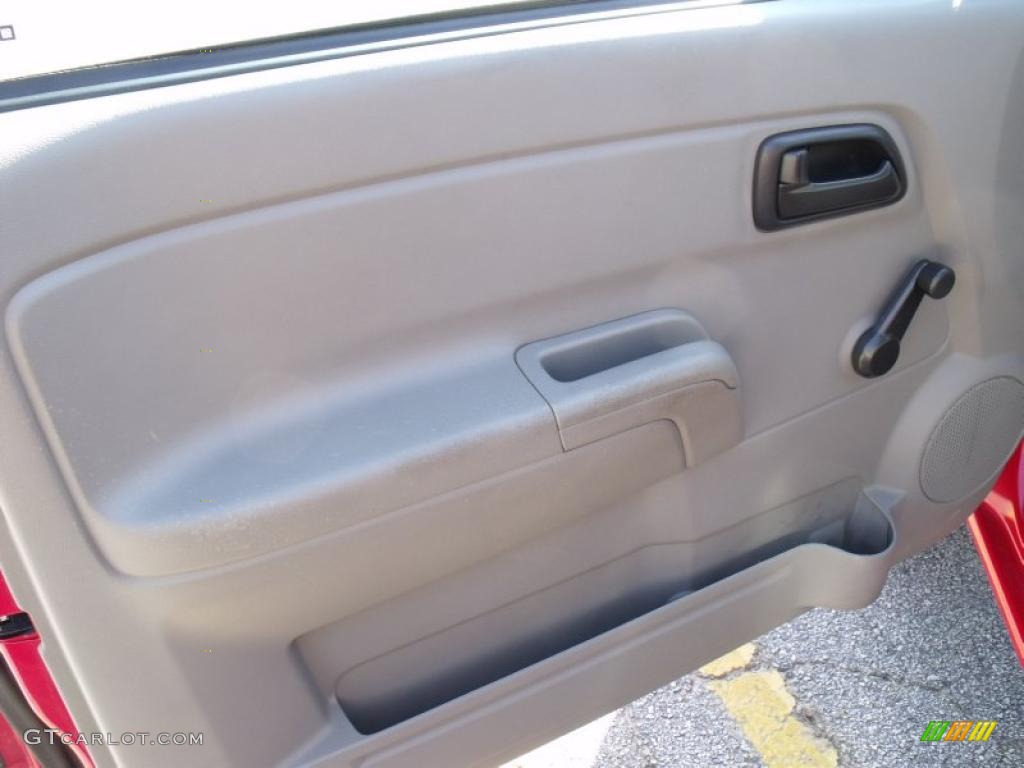 2008 Colorado LS Extended Cab - Victory Red / Medium Pewter photo #12