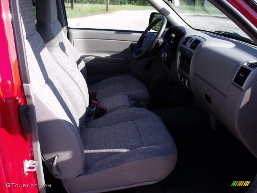 2008 Colorado LS Extended Cab - Victory Red / Medium Pewter photo #14