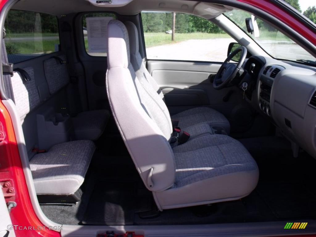 2008 Colorado LS Extended Cab - Victory Red / Medium Pewter photo #15