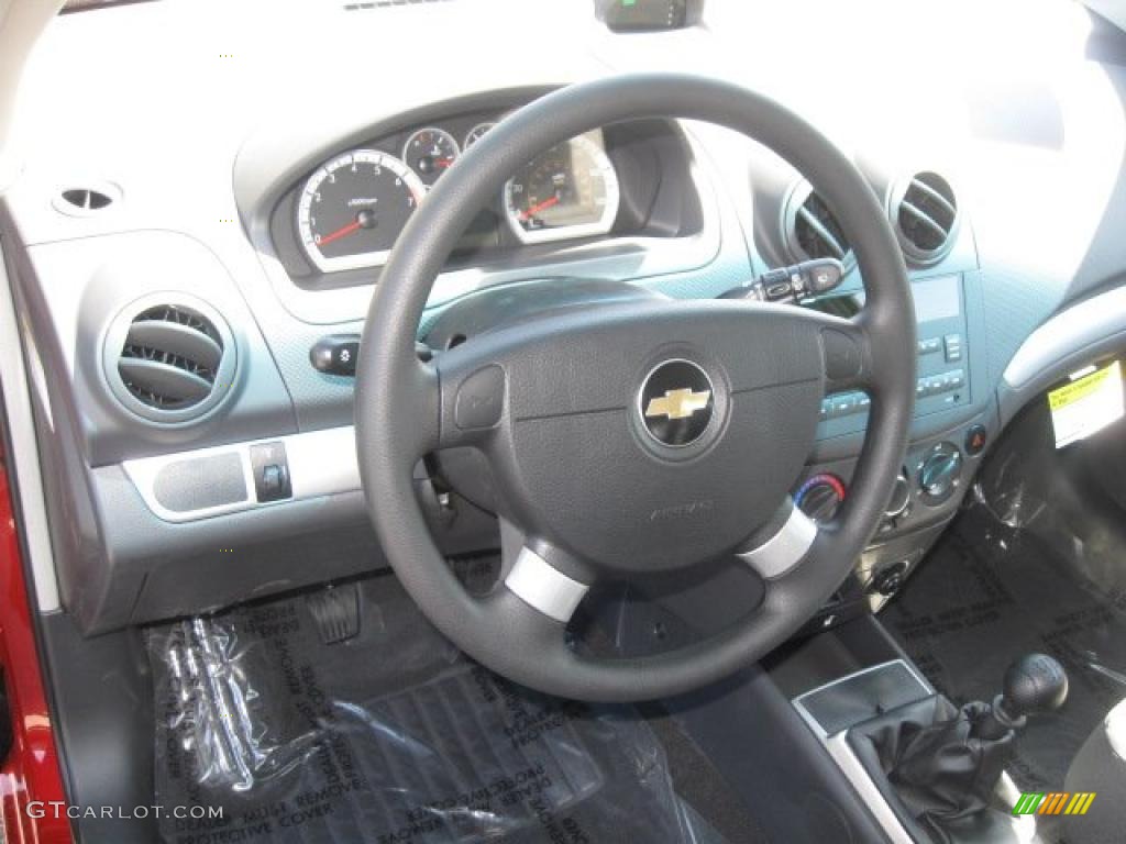 2010 Aveo Aveo5 LS - Sport Red / Charcoal photo #10