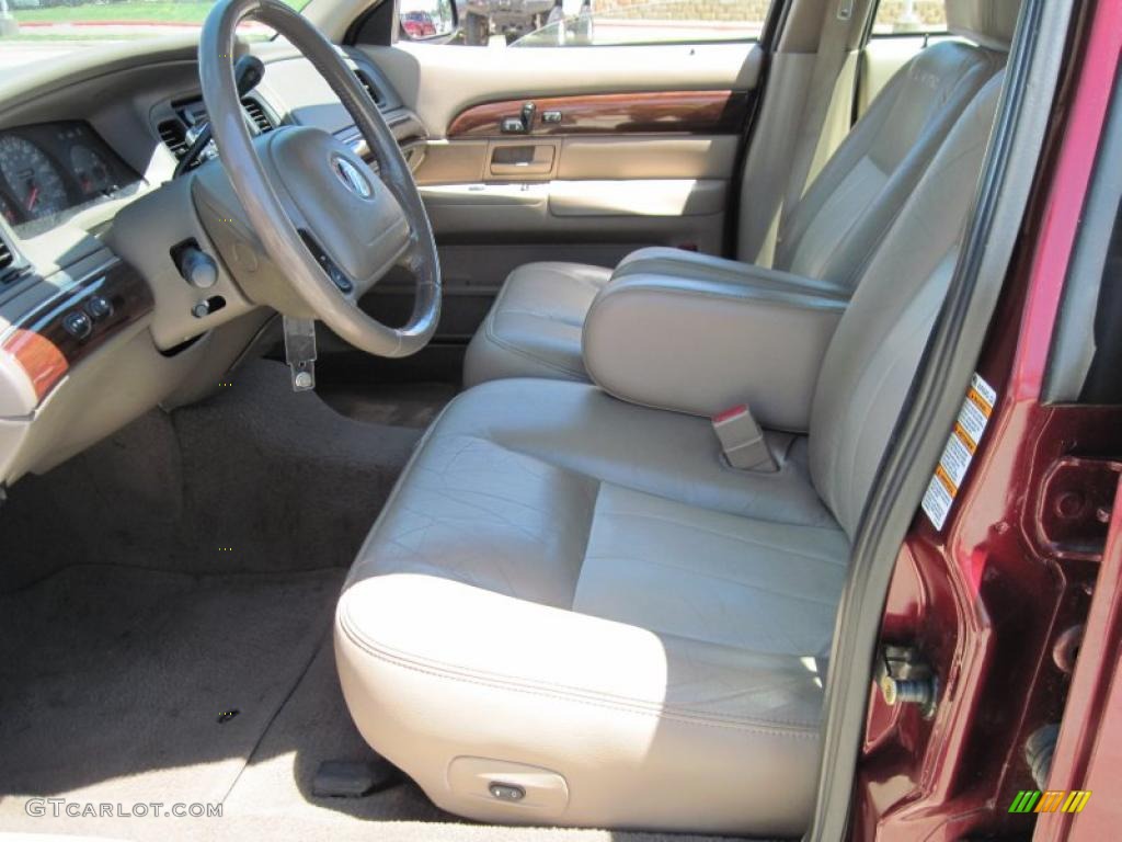 2004 Grand Marquis LS - Dark Toreador Red Metallic / Medium Parchment photo #8