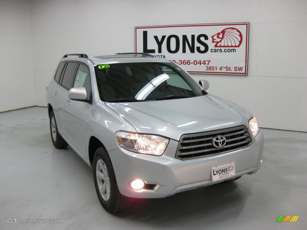 2010 Highlander SE 4WD - Classic Silver Metallic / Ash photo #1